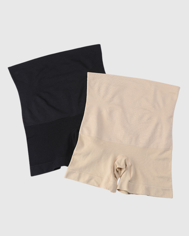 Kompresyjne szorty z wysokim stanem (2 szt.)