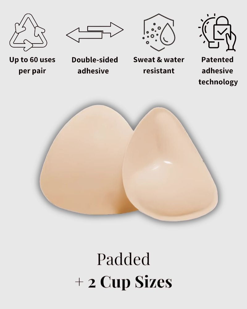 Podwójne samoprzylepne wkładki do biustu