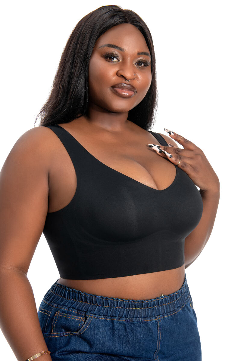 Magiczny bezszwowy biustonosz wyszczuplający plecy