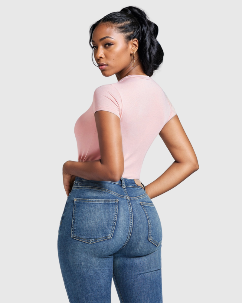 Body z krótkim rękawem, miękki jak masło